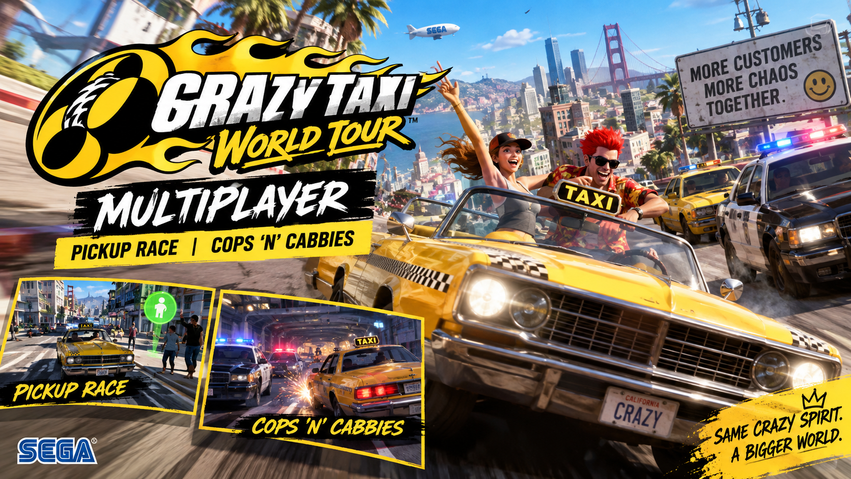 Crazy Taxi: World Tour multiplayer